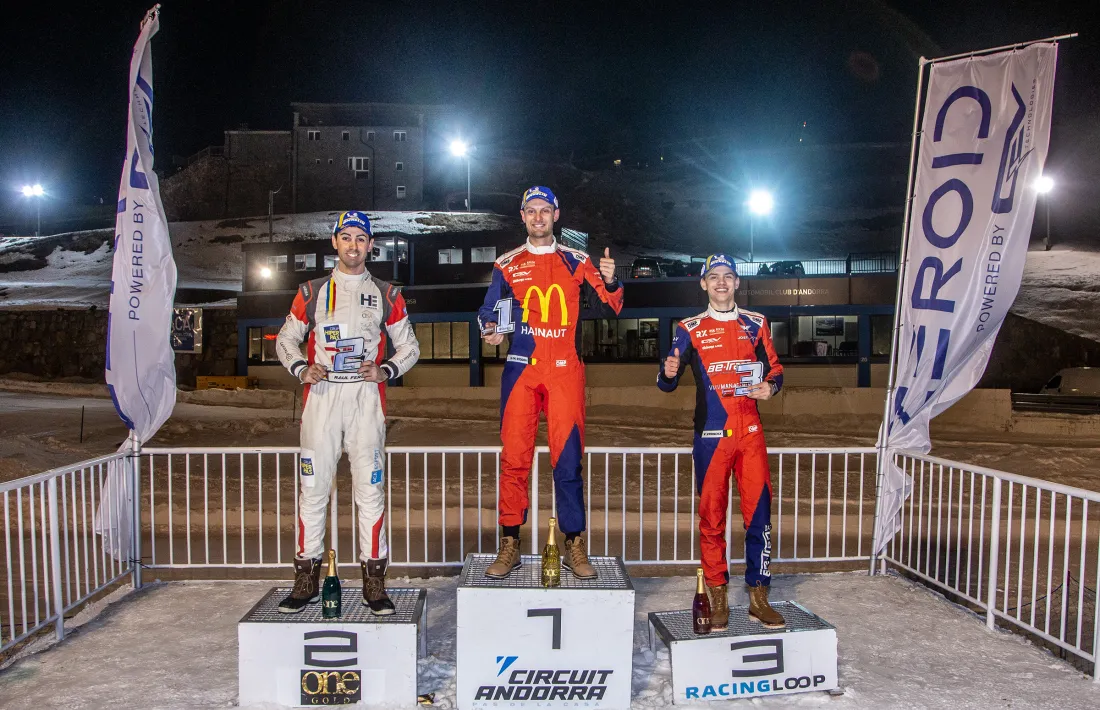 De Ridder, al lloc més alt del podi.