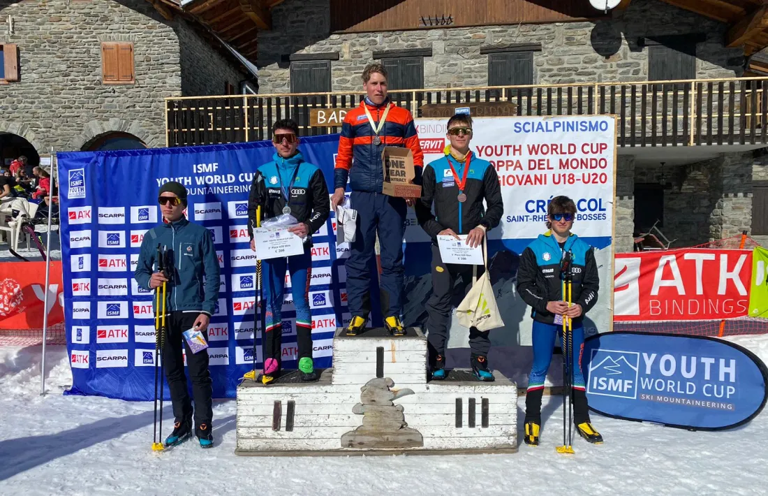 Oriol Olm, al tercer lloc del podi.