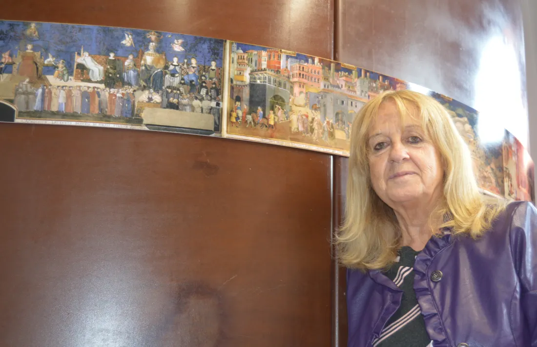 Anna Martí Pellicer, síndica municipal de greuges, que continuarà en el càrrec per un altre període. 