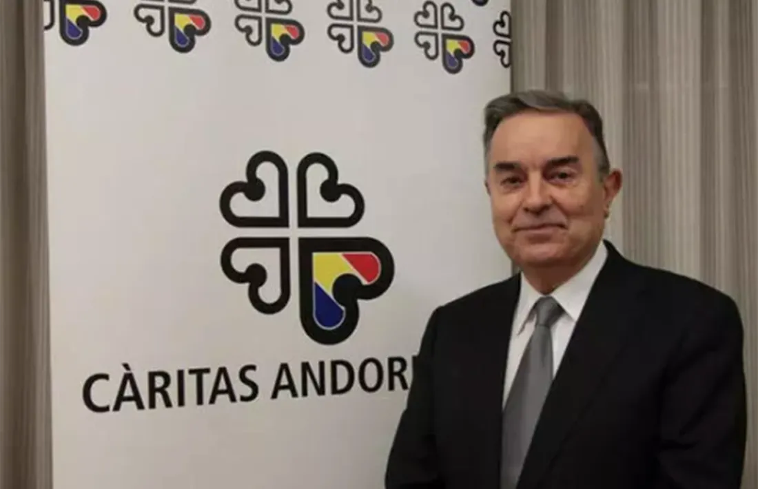 El president de Càritas, Amadeu Rocamora.