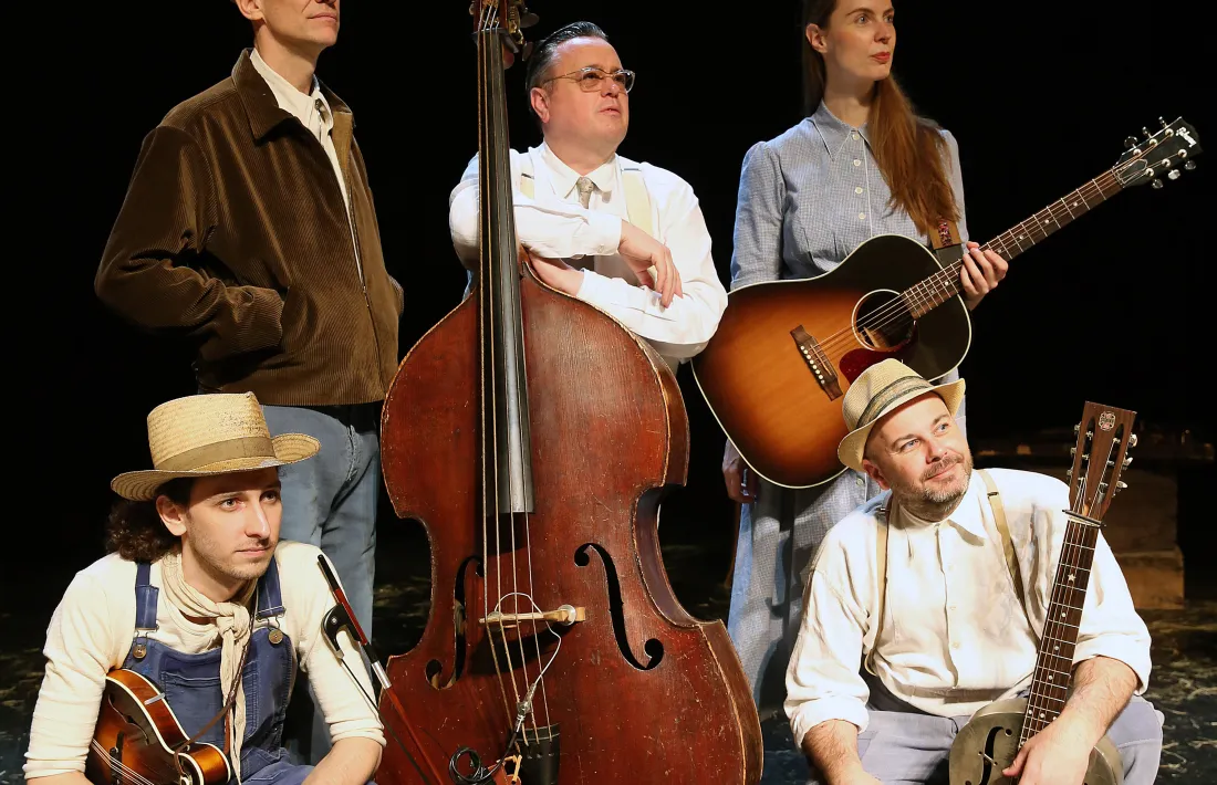 Els actors i músics de ‘Les raisins de la colère’.