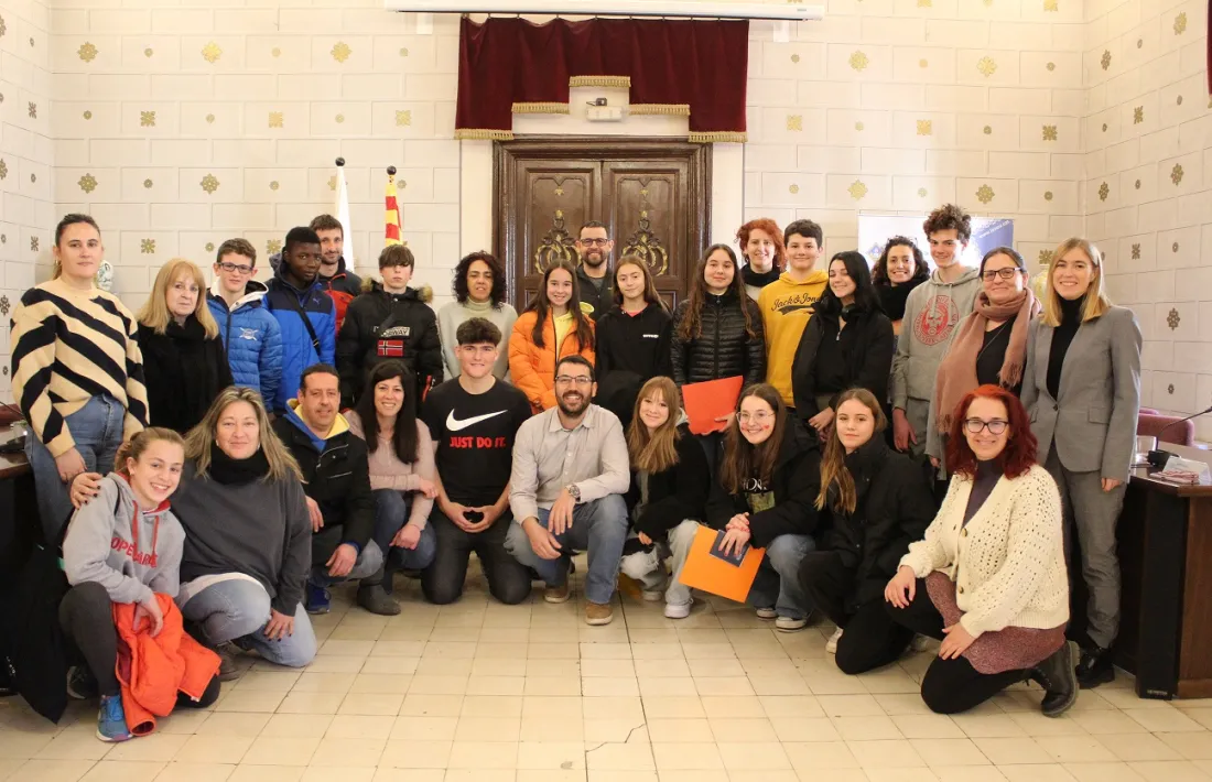 El d'adolescents, també en foto de grup. 