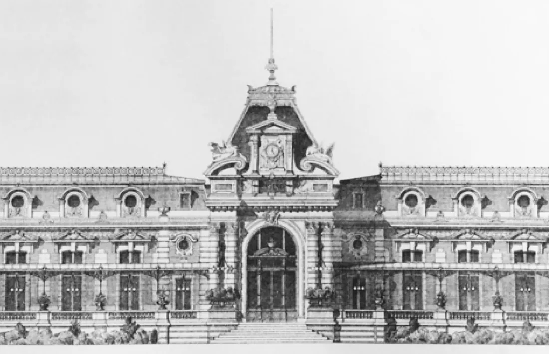 Havia de tenir sala de joc, billar, biblioteca, cafè i restaurant, salons privats i galeria exterior. Naturalment, es va quedar al calaix.