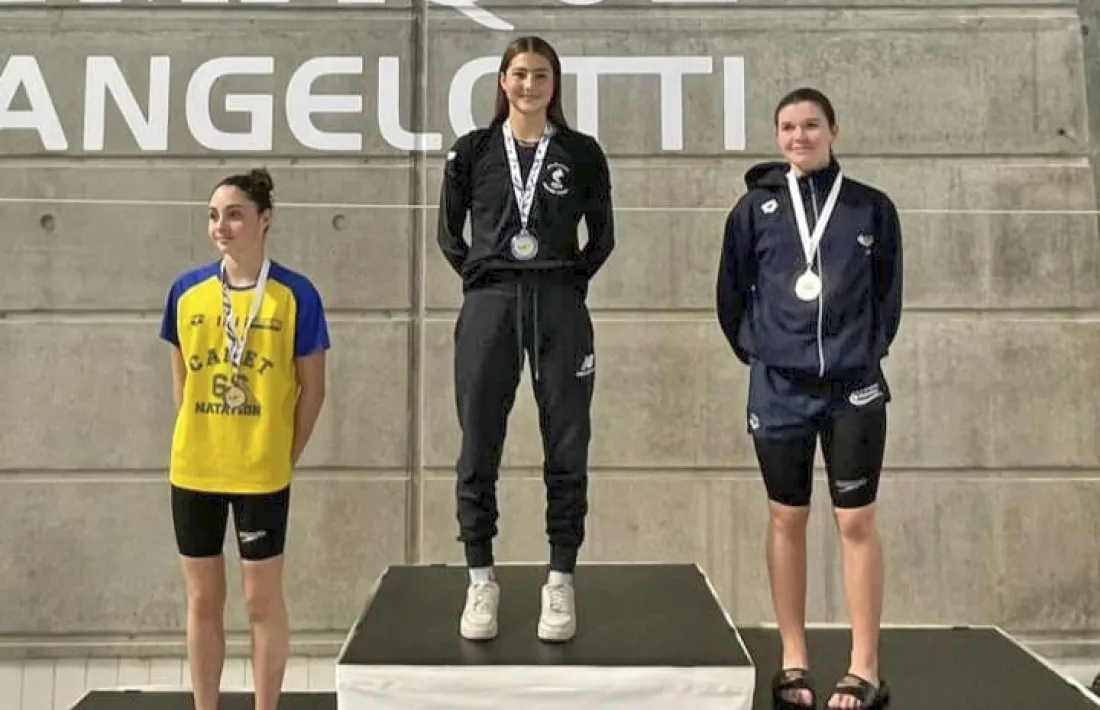 Alexandra Mejía, al lloc més alt del podi.