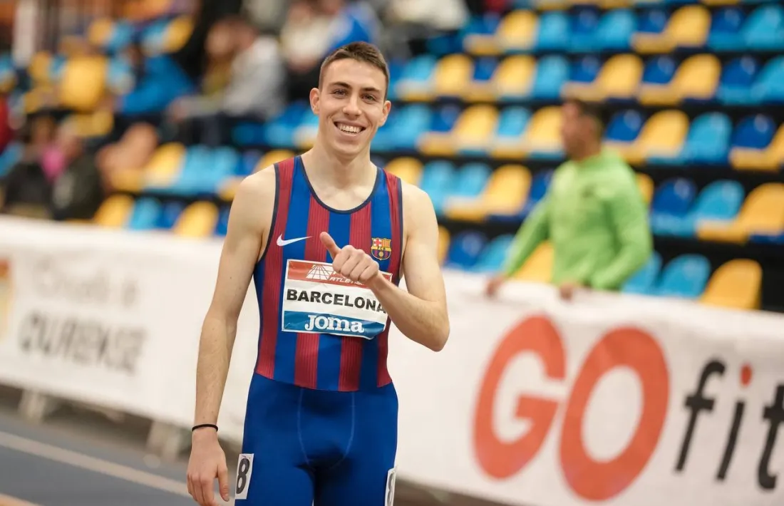 Pol Moya, als 1.500 metres de Gallur.