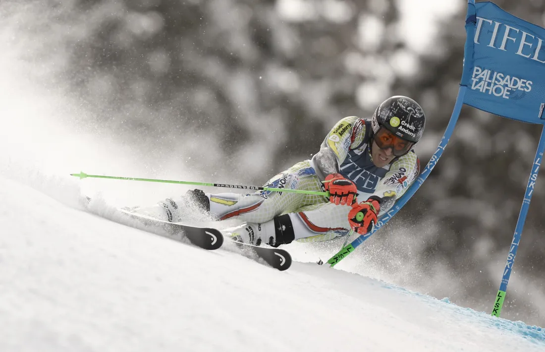 Joan Verdú va competir dissabte al vespre a l’avantpenúltima prova de Copa del Món de l’any, a Palisades Tahoe (Estats Units).