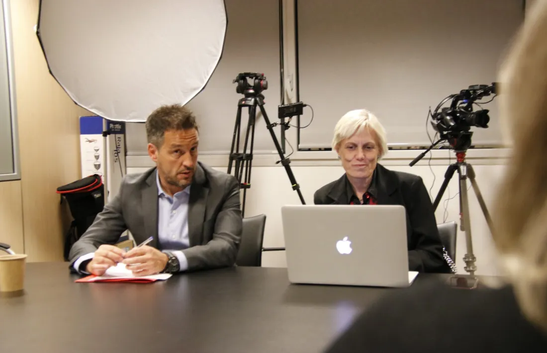 López i Garcia en una de les trobades.