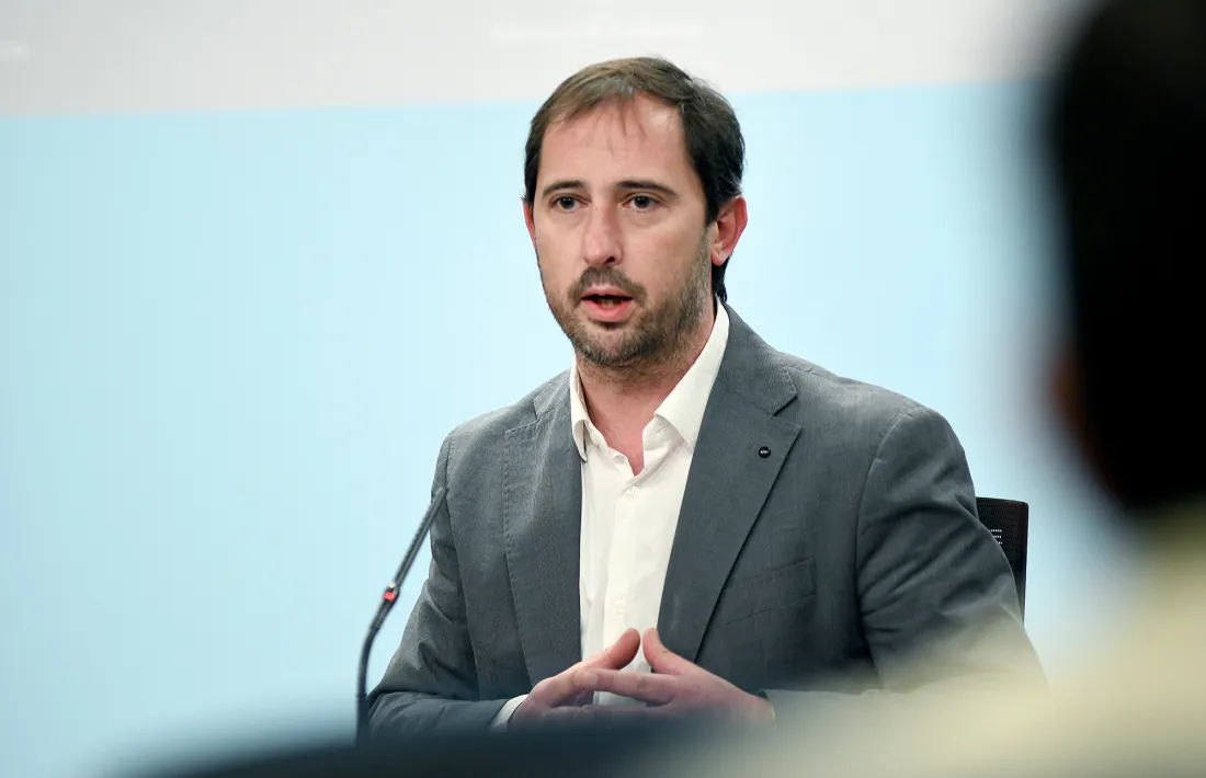 El director de l’Oficina de l’Energia i del Canvi Climàtic, Carles Miquel, va fer ahir balanç de les mesures per reduir el consum.