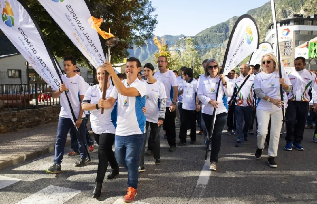 Una edició anterior dels Special Olympics.