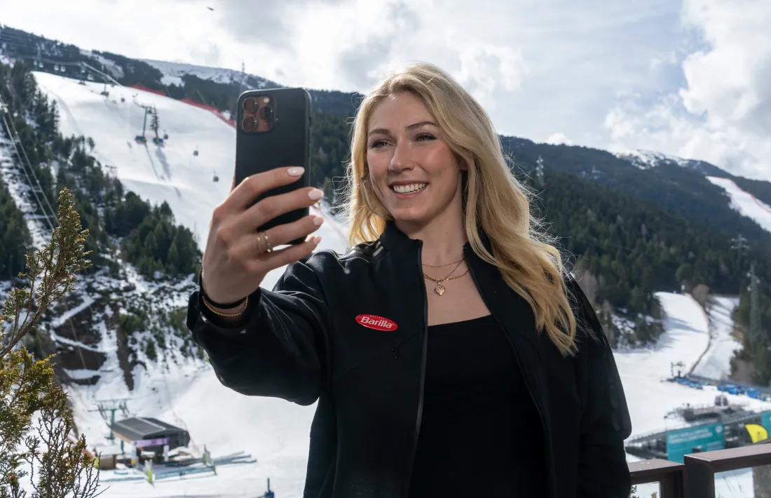 Mikaela Shiffrin, de nou al país.