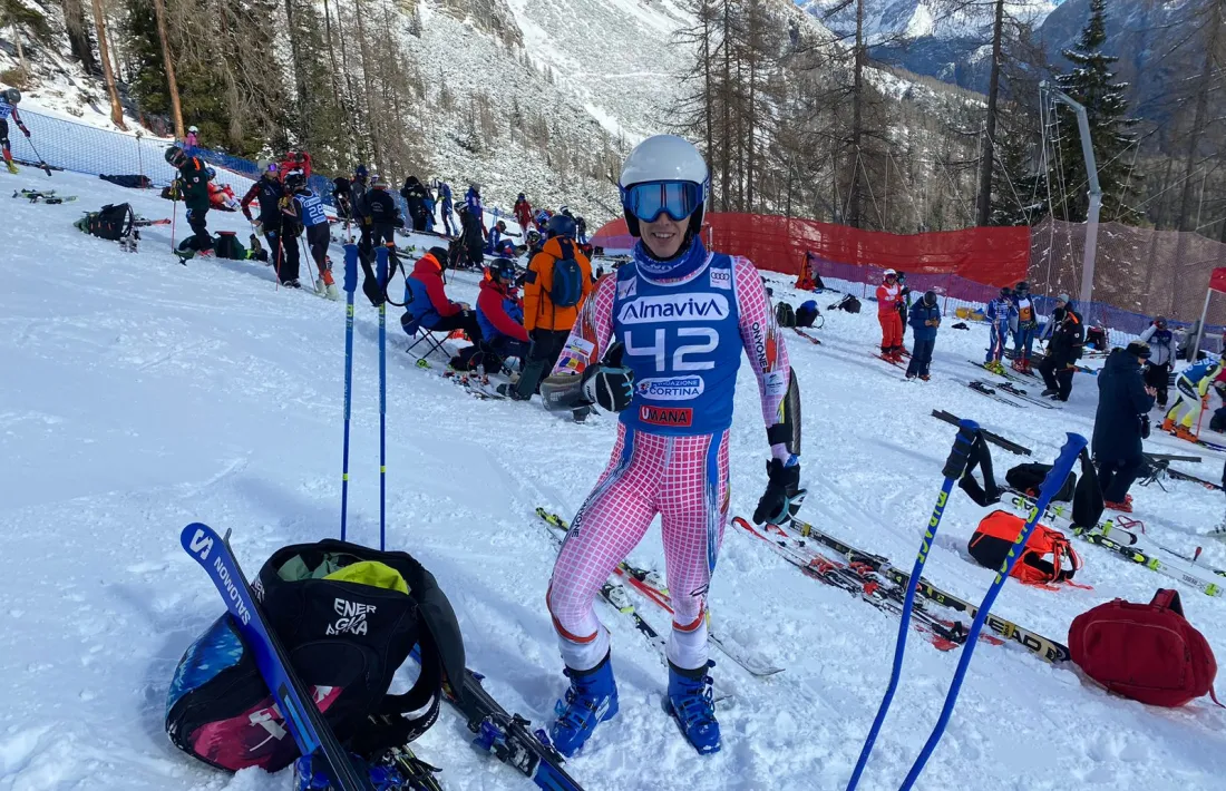 Roger Puig, a Cortina d’Ampezzo.