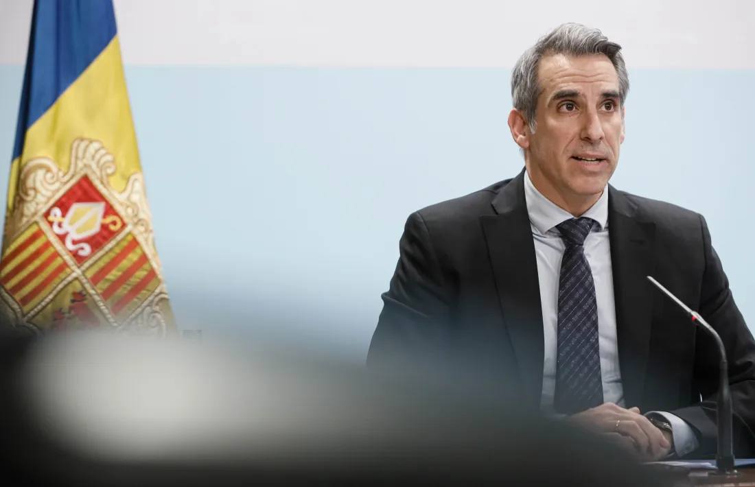 El ministre Portaveu, César Marquina.