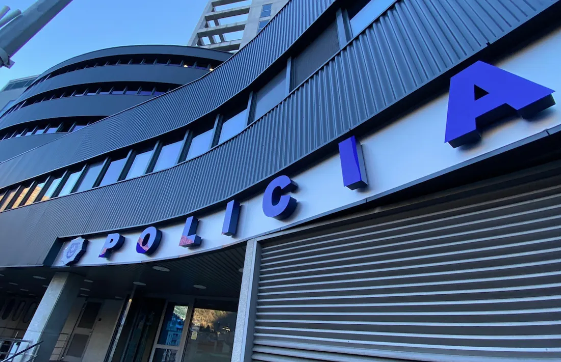 Vista exterior de les dependències policials.