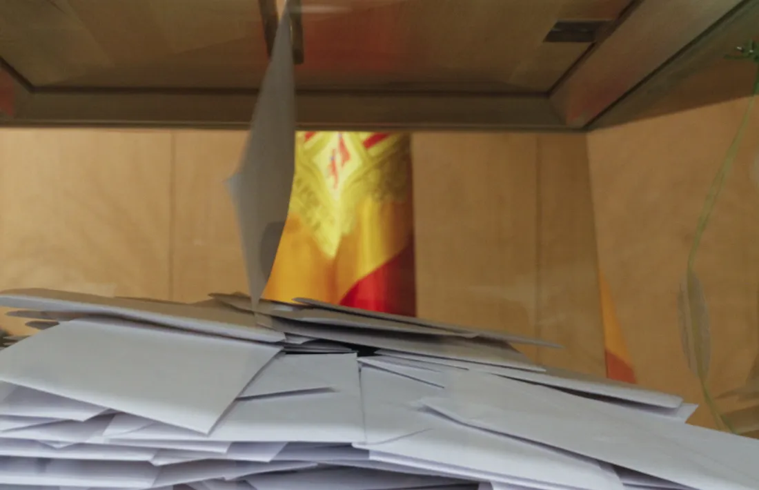 Imatge d’arxiu d’una urna electoral.