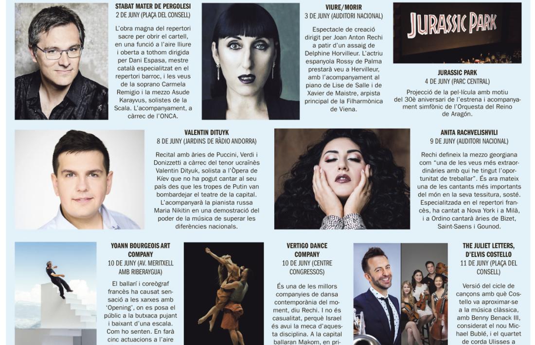 Programa de la primera edició de ClàssicAND.