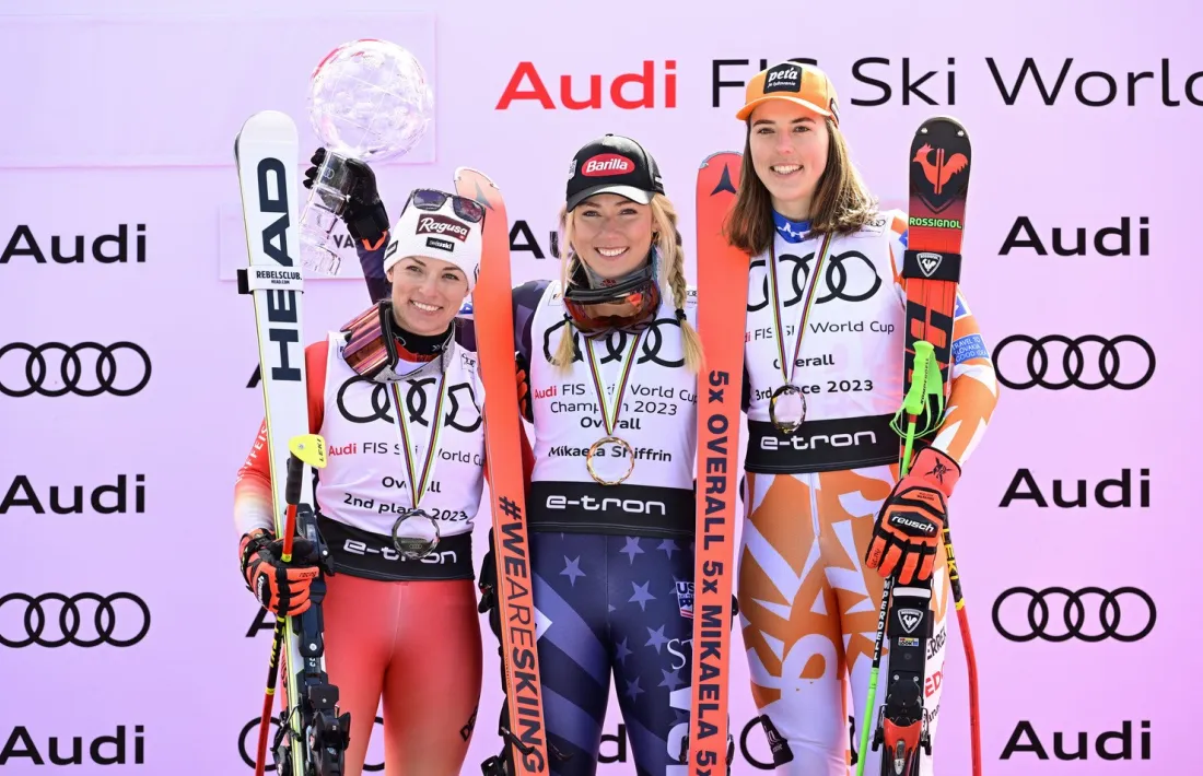 Mikaela Shiffrin es va imposar ahir a la prova de gegant i bat el seu rècord de punts en un curs.