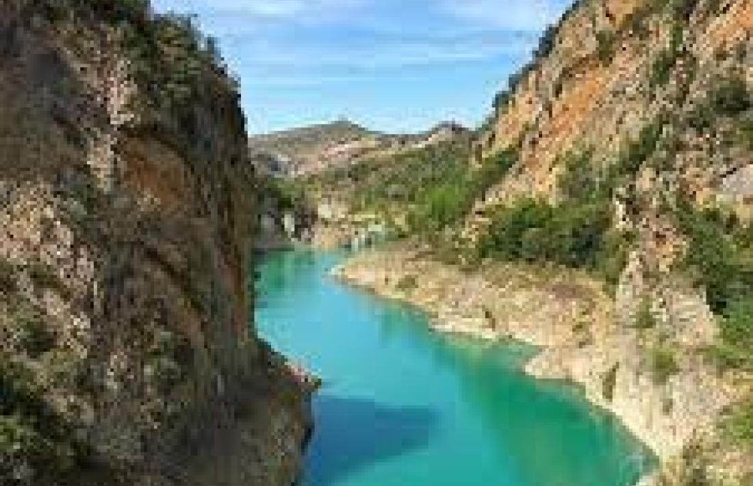 El congost, a la comarca del Pallars Jussà.