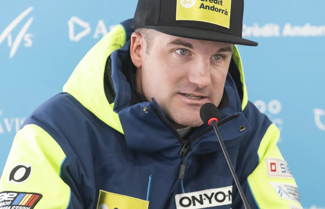 Juan Lago, l’entrenador de Joan Verdú, va oferir un balanç de temporada de l’esquiador després de les finals de Copa del Món.