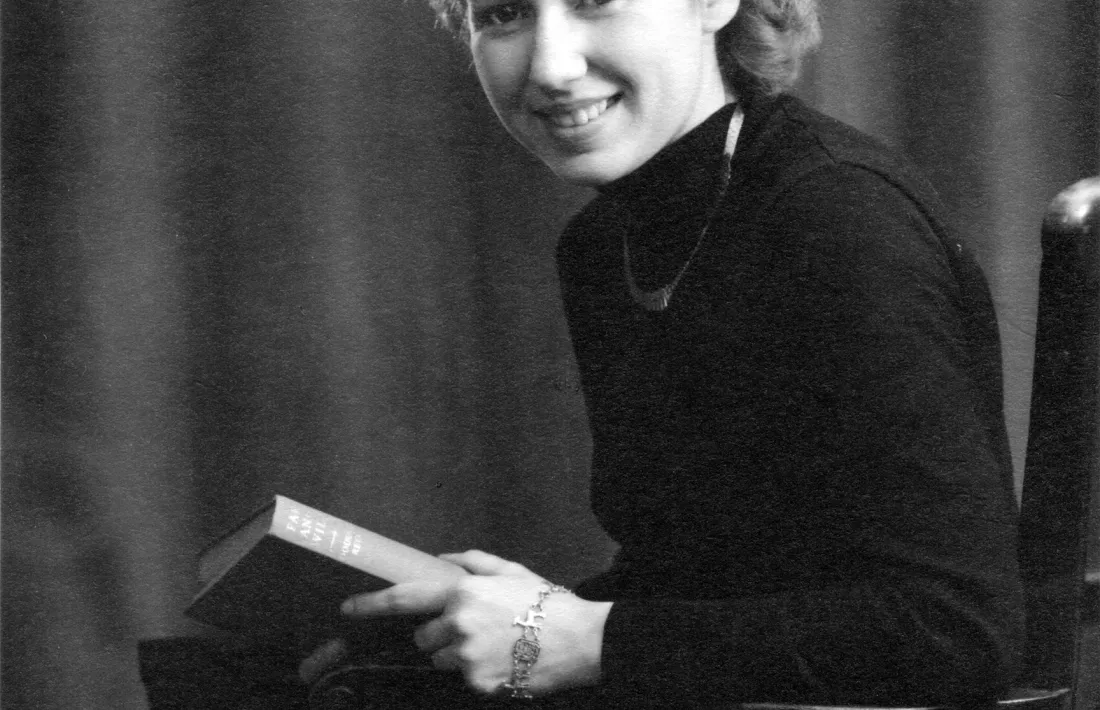 En una fotografia promocional per a Collins, als 50.