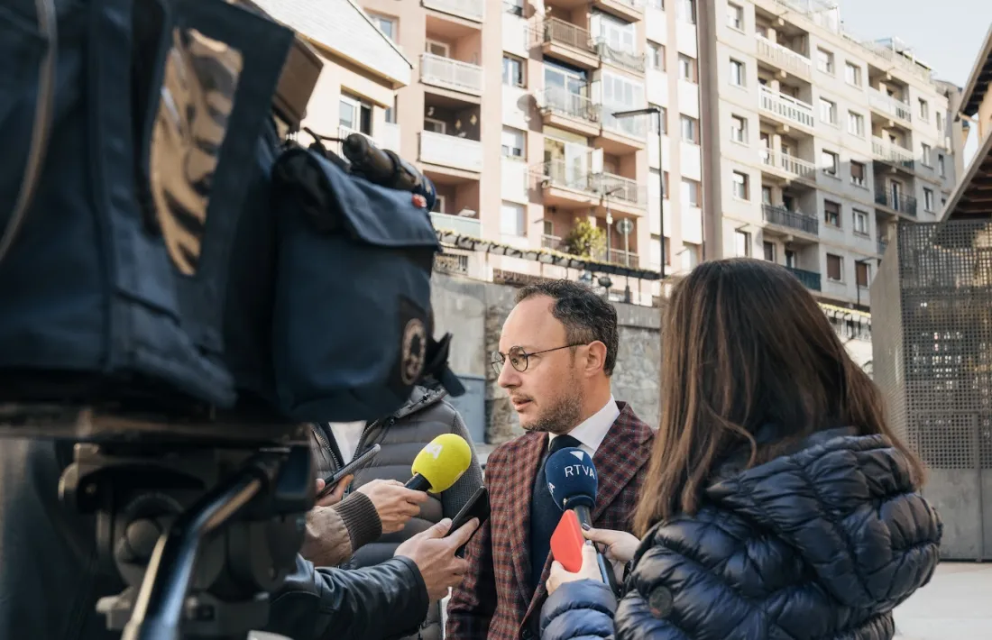 El candidat de Demòcrates+Ciutadans Compromesos, Xavier espot.