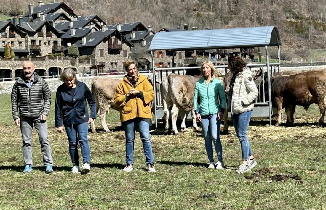 La cap de llista demòcrata a Ordino, Berna Coma, ha insistit en el compromís del partit amb el sector primari.