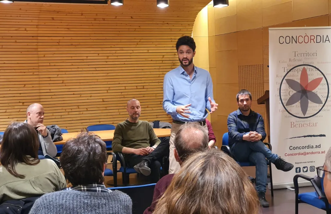 El cap de llista nacional de Concòrdia ha explicat avui el programa regeneracionista al Pas de la Casa.