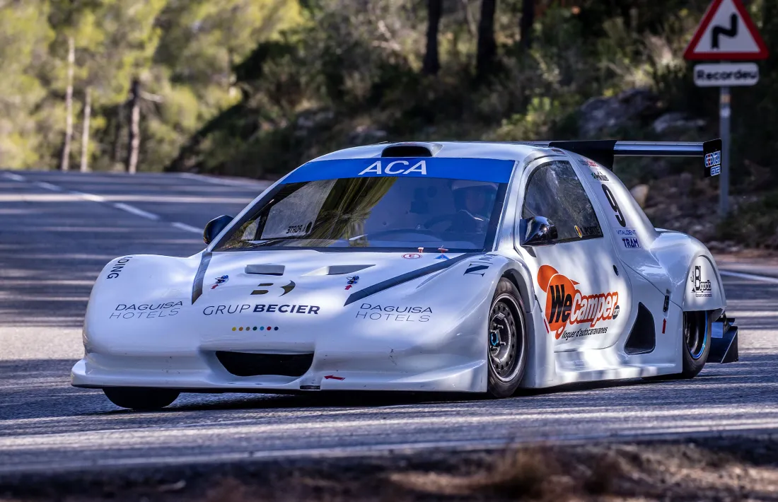 Ian Porté, a la Pujada Alcover.