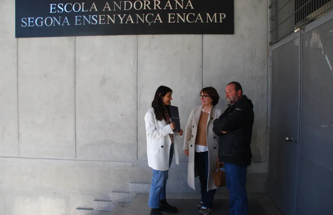 Els candidats liberals, aquest matí a Encamp.