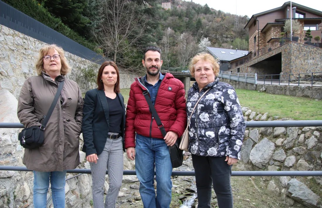 La tercera suplent de la llista territorial de Sant Julià, Francina Anglada, ha explicat les propostes socialdemòcrates en matèria de gestió forestal.
