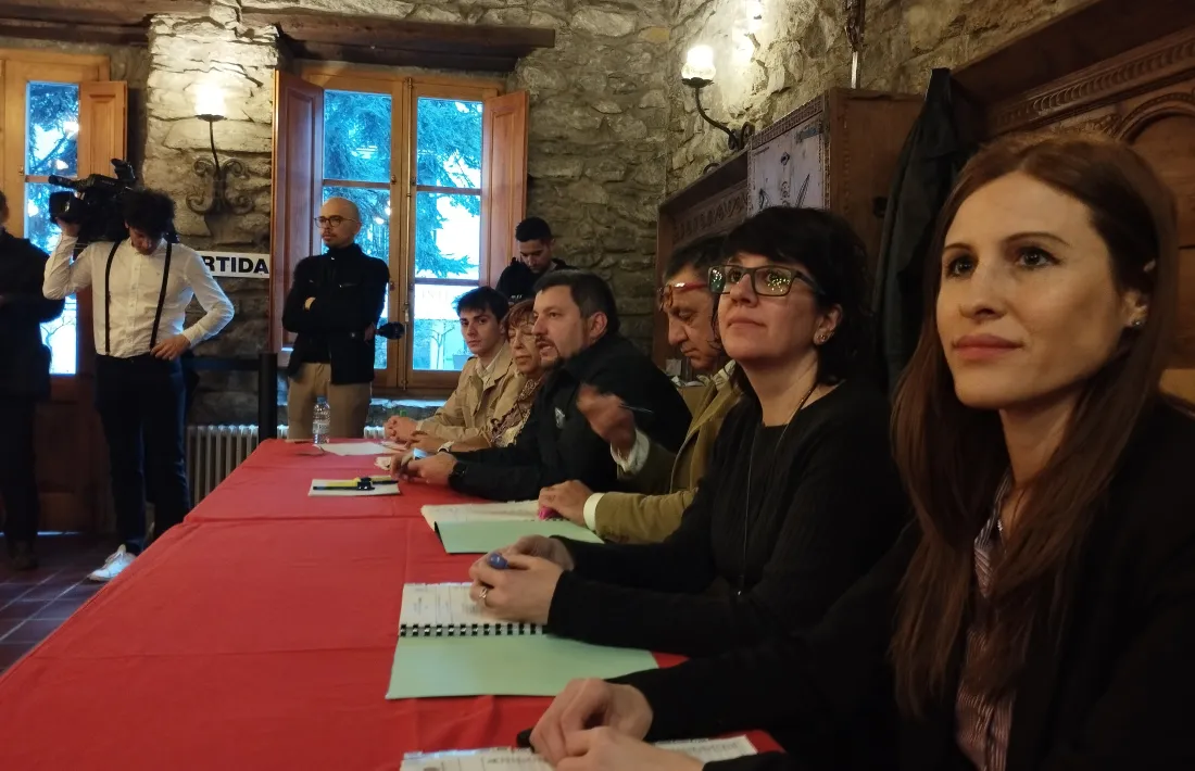 La taula dels interventors, a punt. 