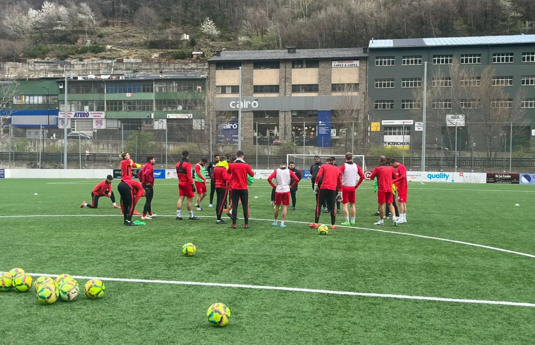 L’Inter va aprofitar per entrenar-se ahir per la incompareixença de la UE Engordany.