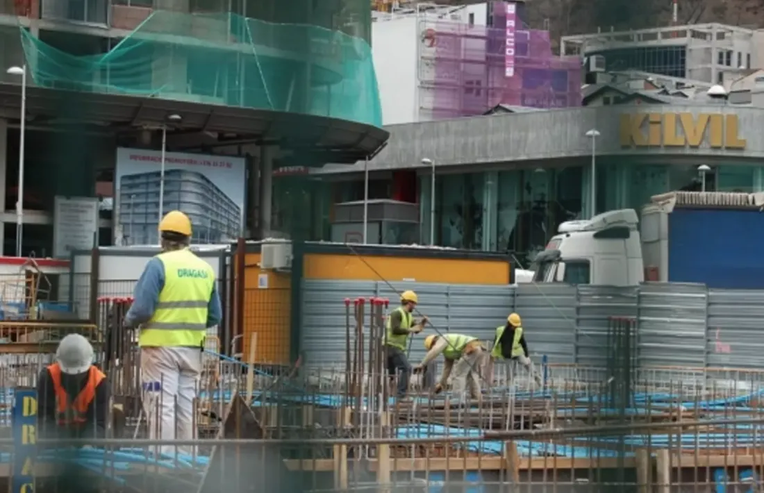 Treballadors de la construcció.