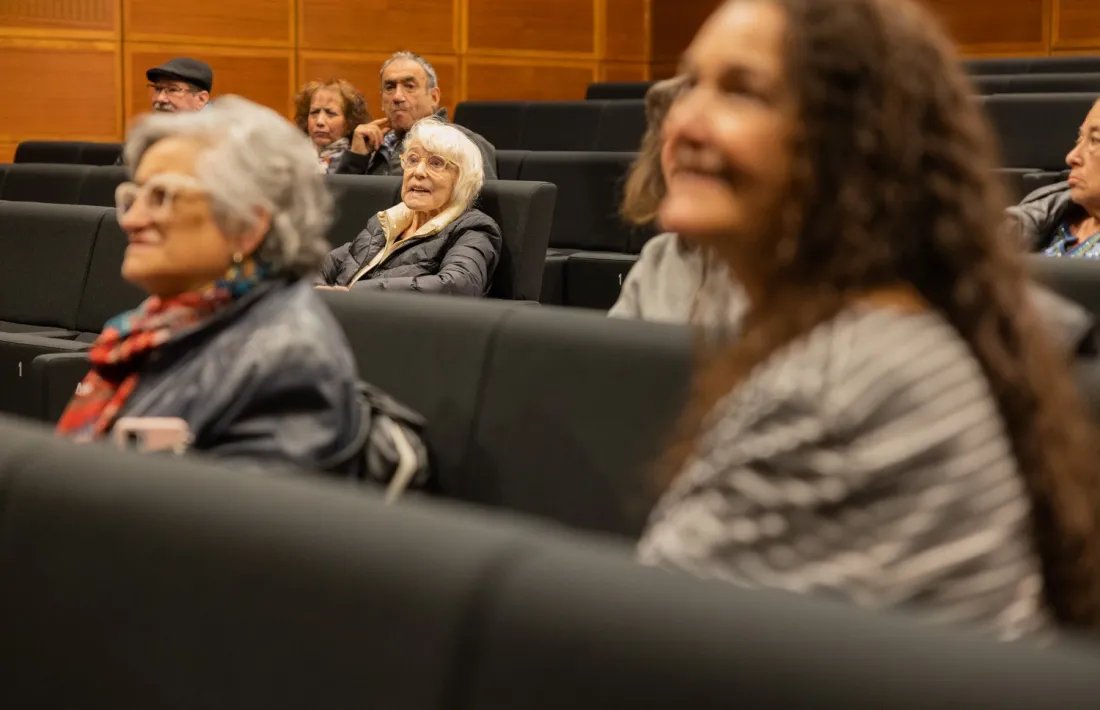 Un moment del sorteig dels horts per a la gent gran.