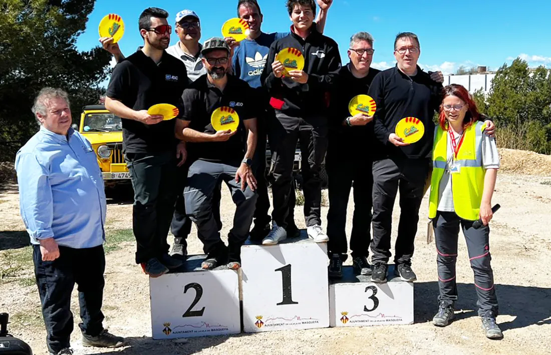 Joan Vinyes Jr., al lloc més alt del podi.