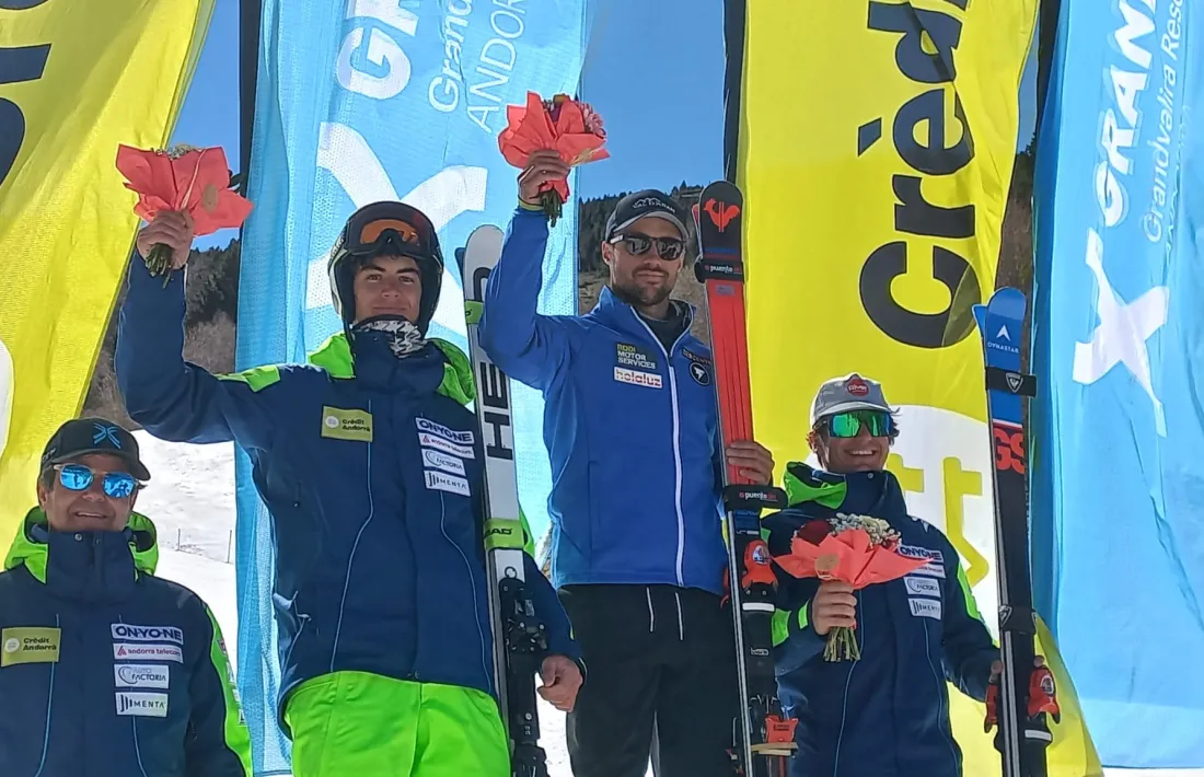 Xavier Cornella i íria Medina es van proclamar ahir campions d’Andorra de gegant.