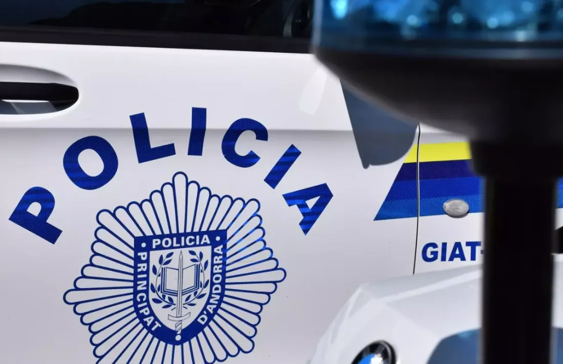 Un vehicle de la policia.