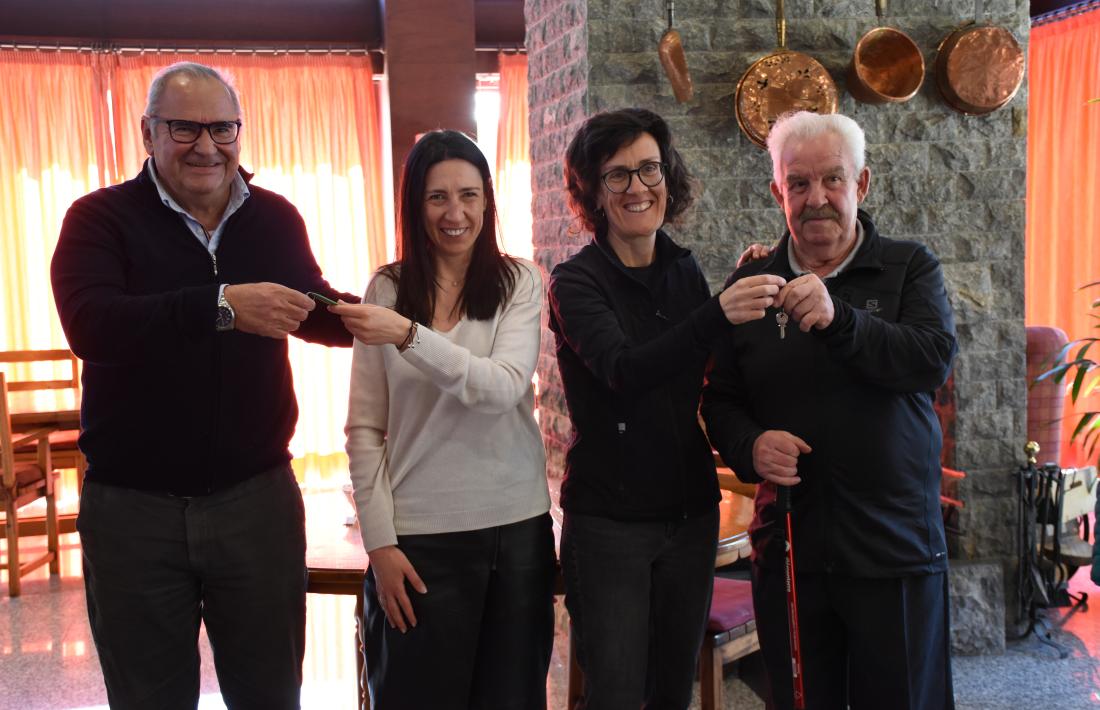 L'acte de lliurament de claus dels horts socials celebrat aquest dimecres a la Casa Pairal d'Ordino.