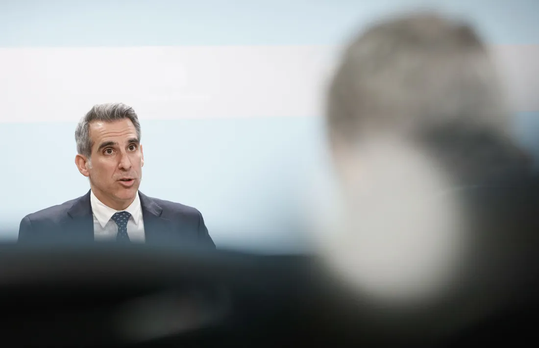 El ministre de Finances en funcions, César Marquina.