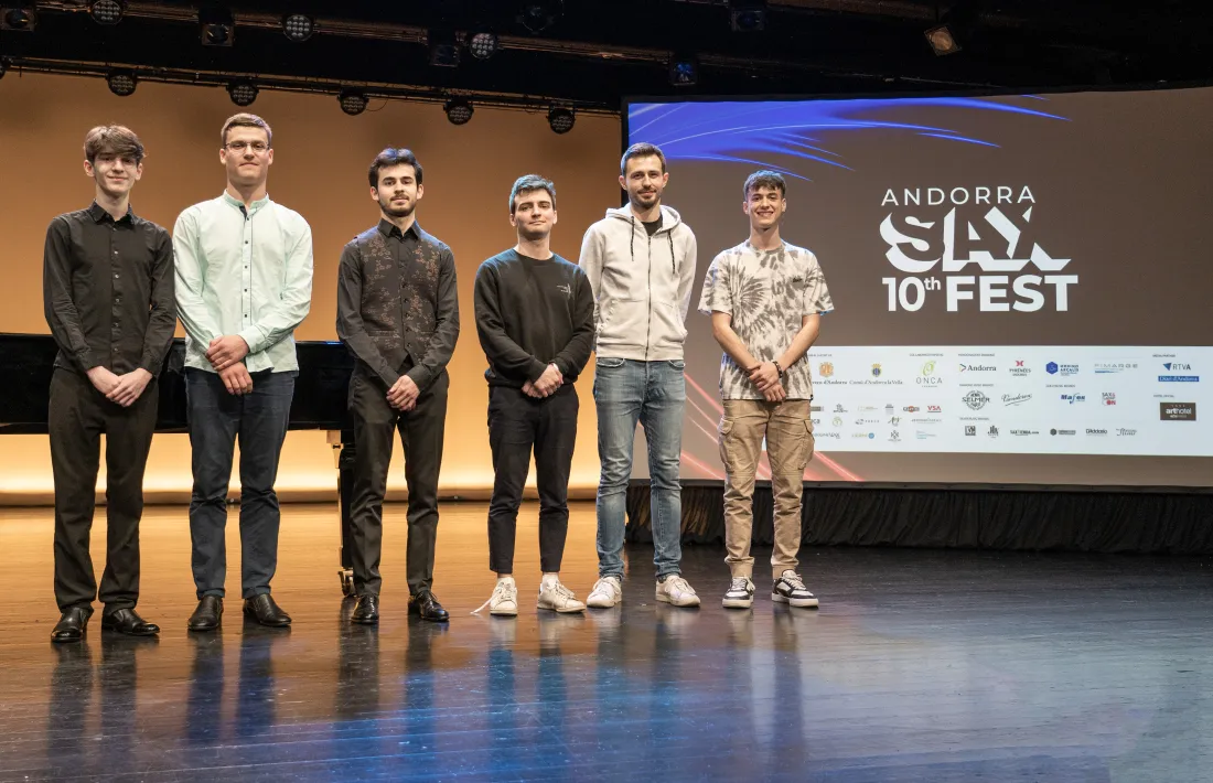 Els sis finalistes del Solo Sax: la final serà demà al Centre de Congressos (15 hores).