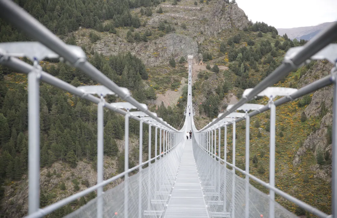 El pont tibetà de Canillo va ser el gran atractiu de l’estiu i tardor passada.