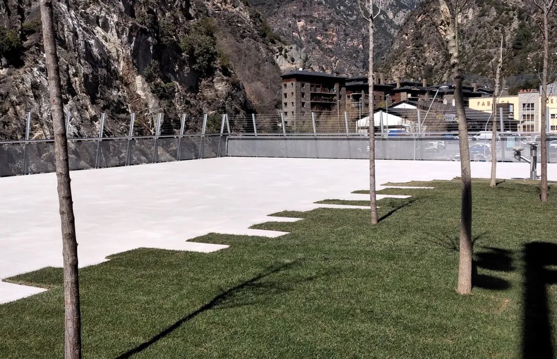 El nou espai públic projectat pel comú de Sant Julià de Lòria a la zona de les Arades.