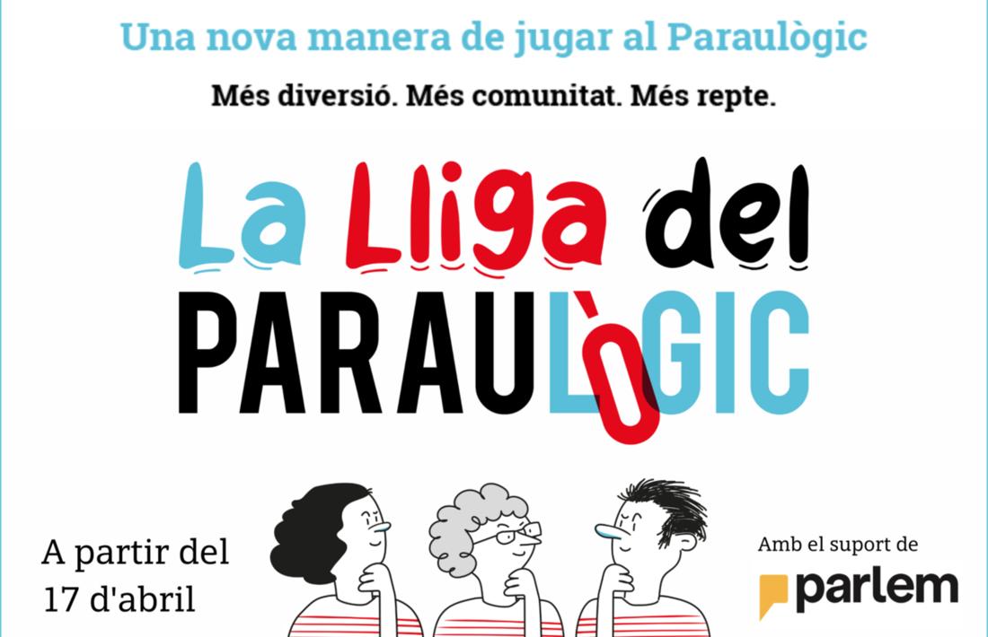 El cartell promocional de la primera Lliga del Paraulògic.