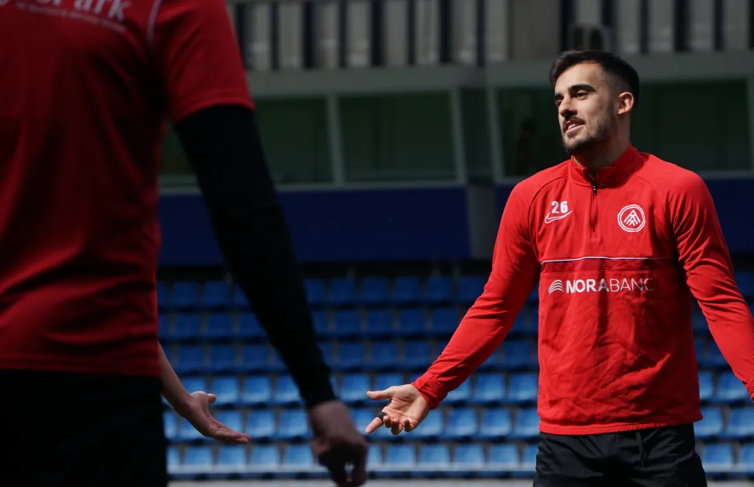 Diego Pampín, a l’entrenament.