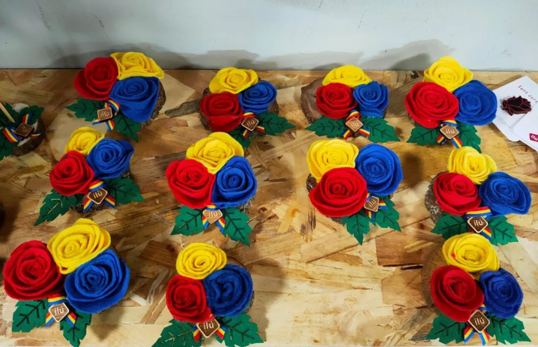 Una mostra de productes de la nova marca amb motiu de la celebració de Sant Jordi.
