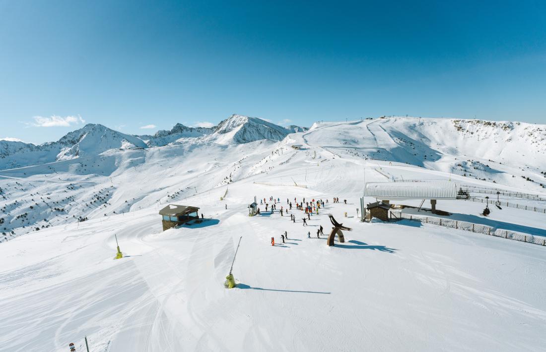 Imatge de les pistes de Grandvalira al Tarter.