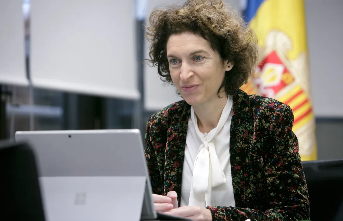 La titular d'Afers Exteriors en funcions, Maria Ubach.