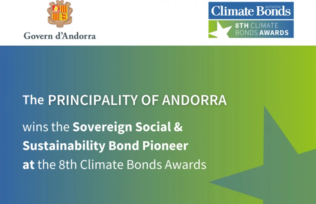 El reconeixement atorgat al ministeri de Finances.