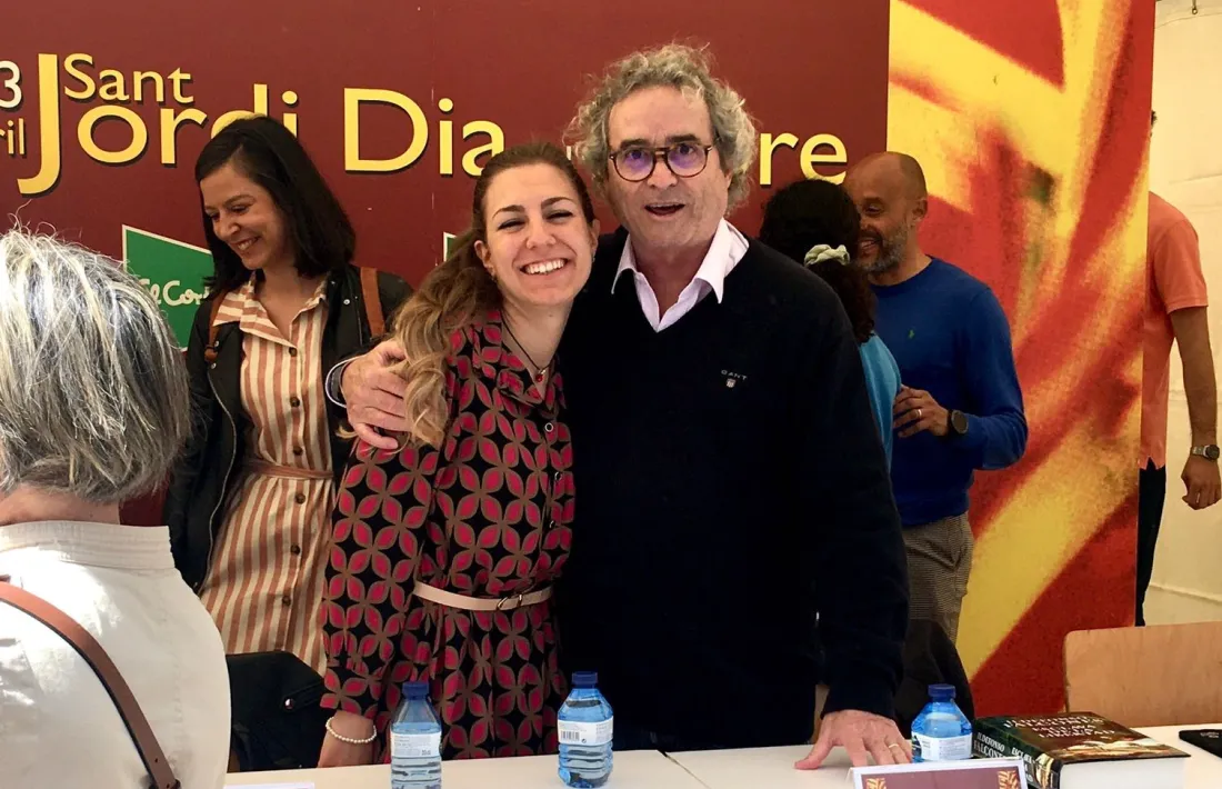 Bessa, amb Ildefonso Falcones.