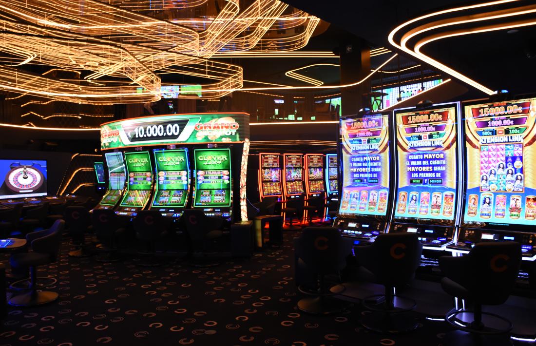 L'interior del casino.