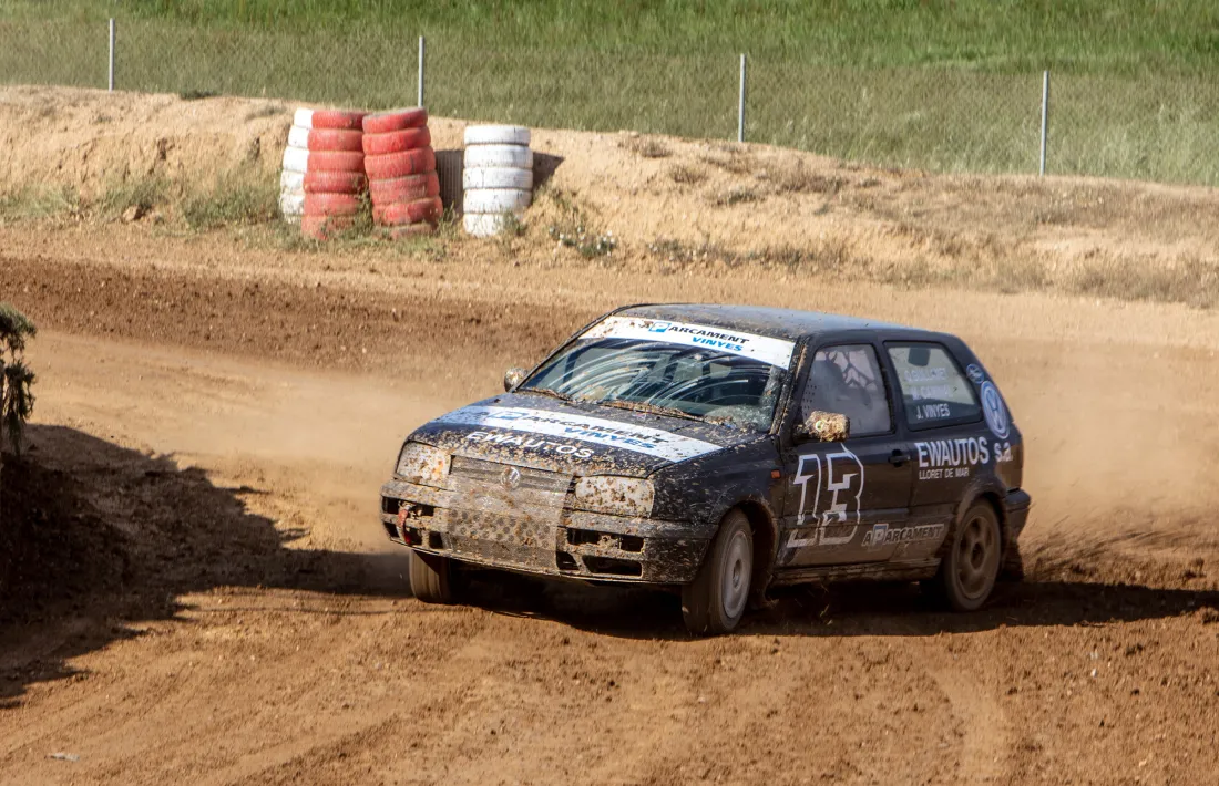 Joan Vinyes, en acció a Mollerussa.